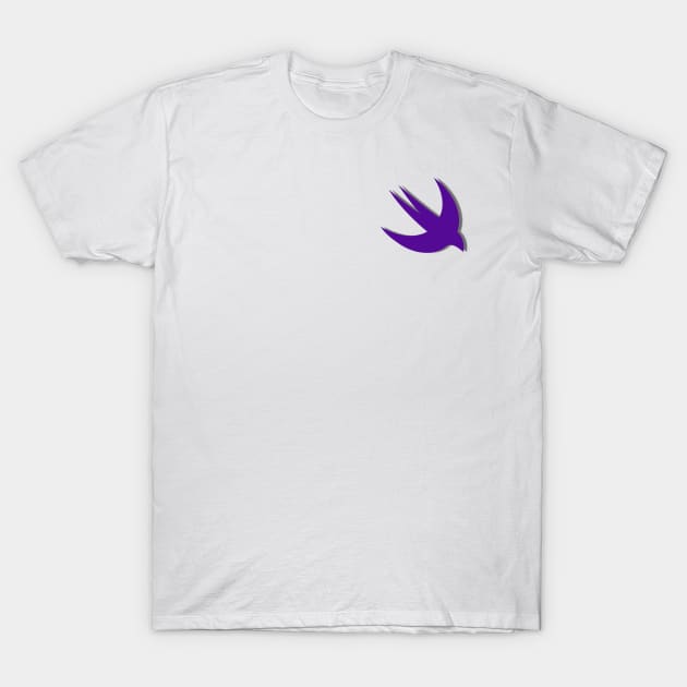 Small Purple Swift Shirt T-Shirt by manalodesign
